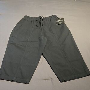 Erika Charcoal Drawstring Capris